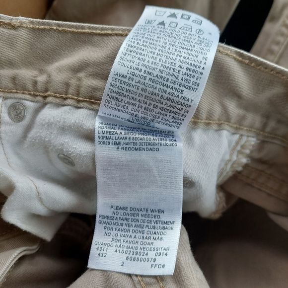 Levi's Boys Tan Regular 505 Jean 26 x 26 12 GUC - Picture 3 of 8